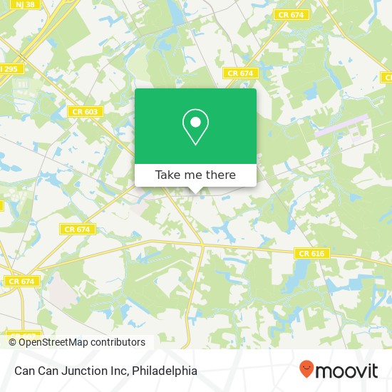 Can Can Junction Inc map