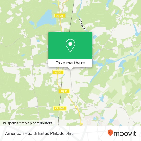 Mapa de American Health Enter