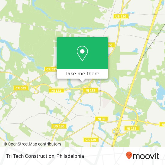 Tri Tech Construction map