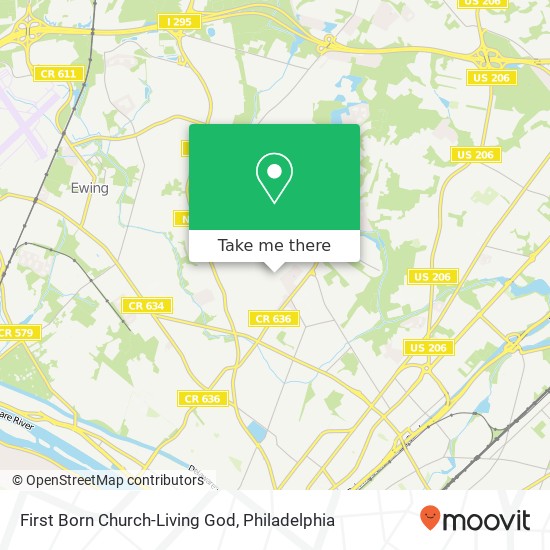 First Born Church-Living God map