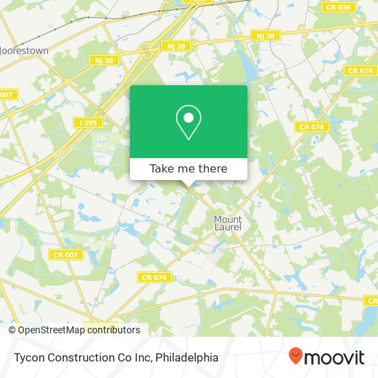 Mapa de Tycon Construction Co Inc