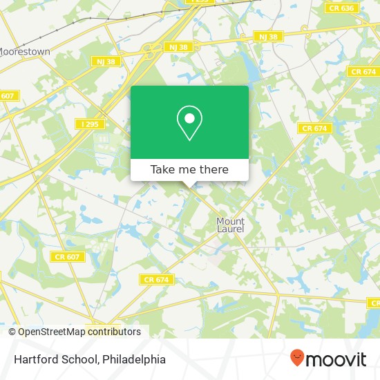 Hartford School map