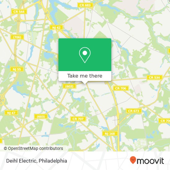 Deihl Electric map