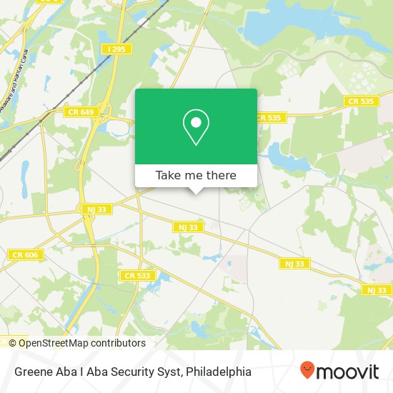 Greene Aba I Aba Security Syst map