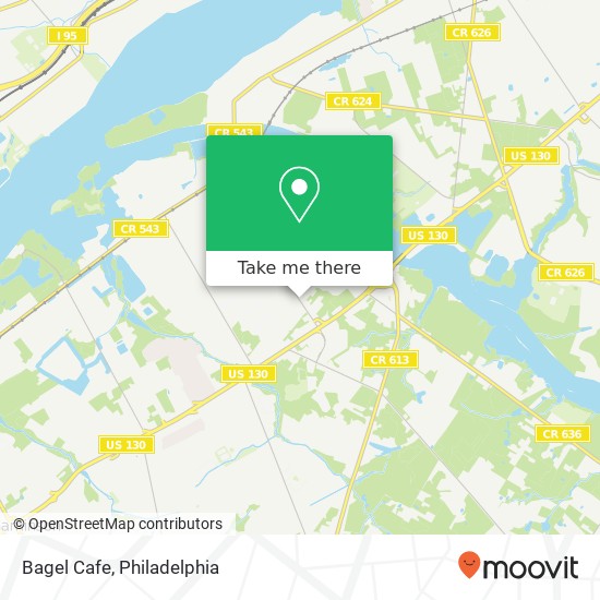 Mapa de Bagel Cafe