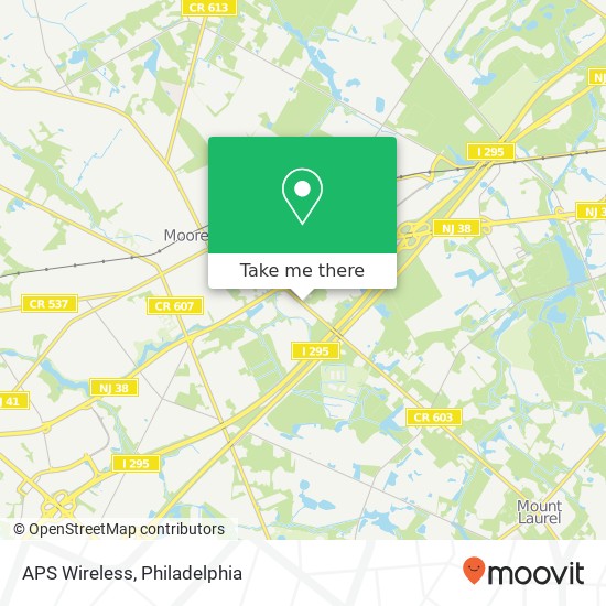 Mapa de APS Wireless