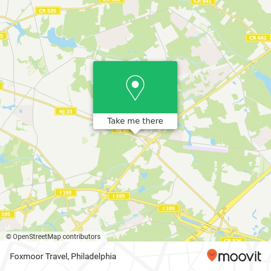 Mapa de Foxmoor Travel
