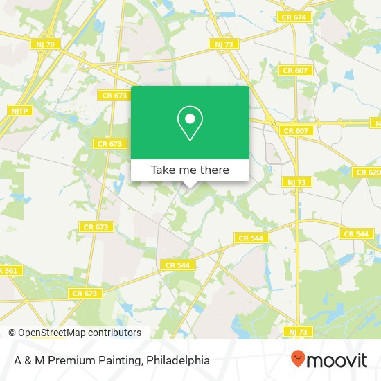 Mapa de A & M Premium Painting