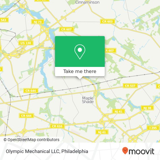 Olympic Mechanical LLC map