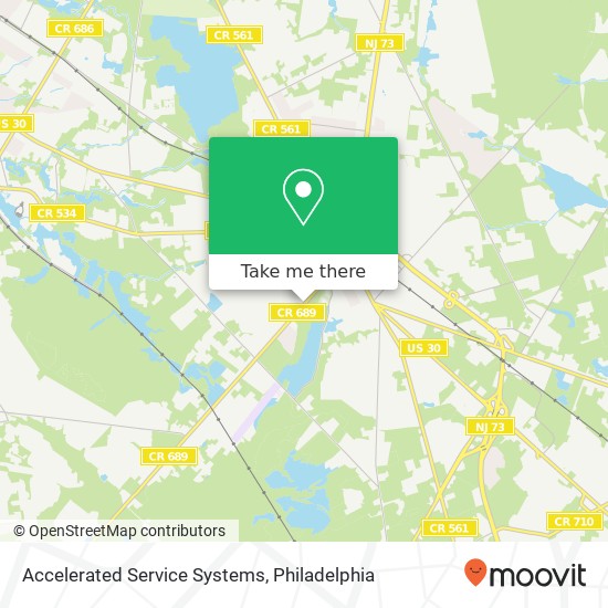 Mapa de Accelerated Service Systems