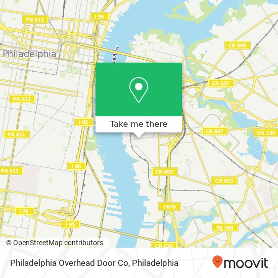 Philadelphia Overhead Door Co map
