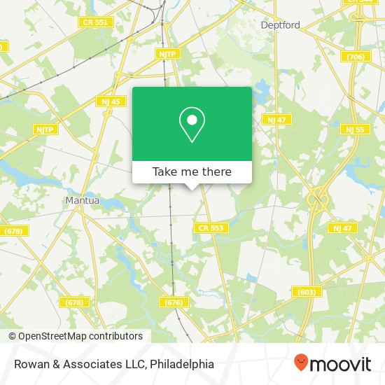 Mapa de Rowan & Associates LLC