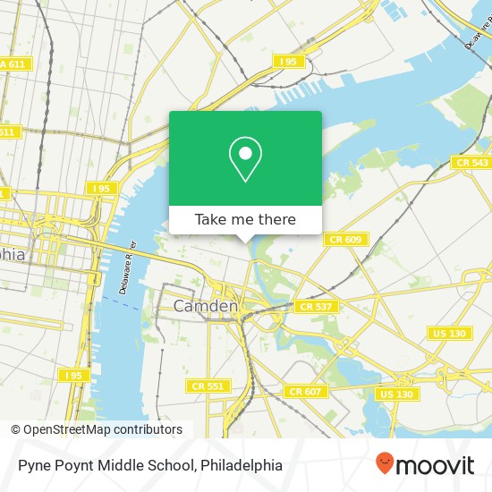 Pyne Poynt Middle School map