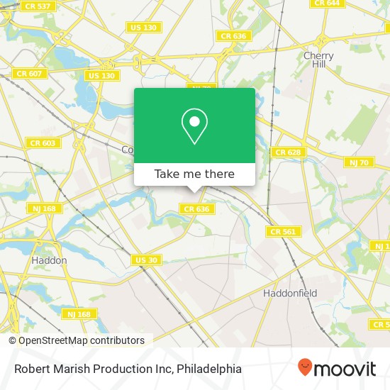 Robert Marish Production Inc map