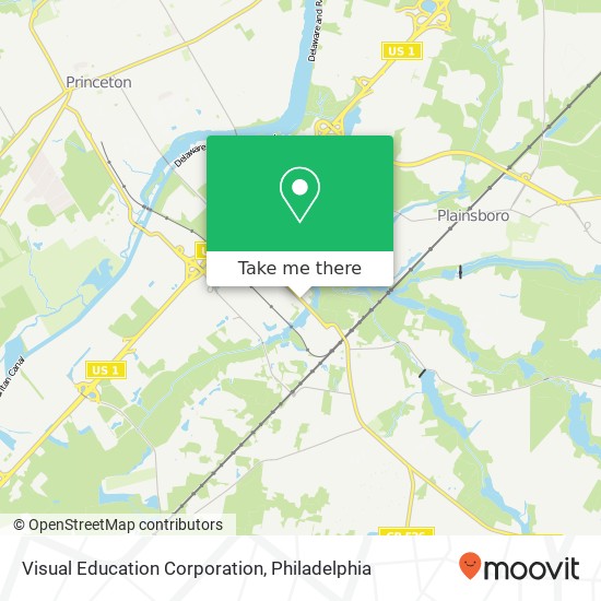Visual Education Corporation map