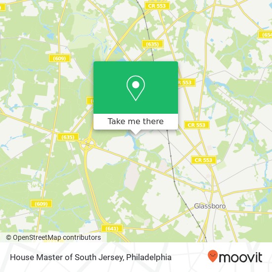House Master of South Jersey map
