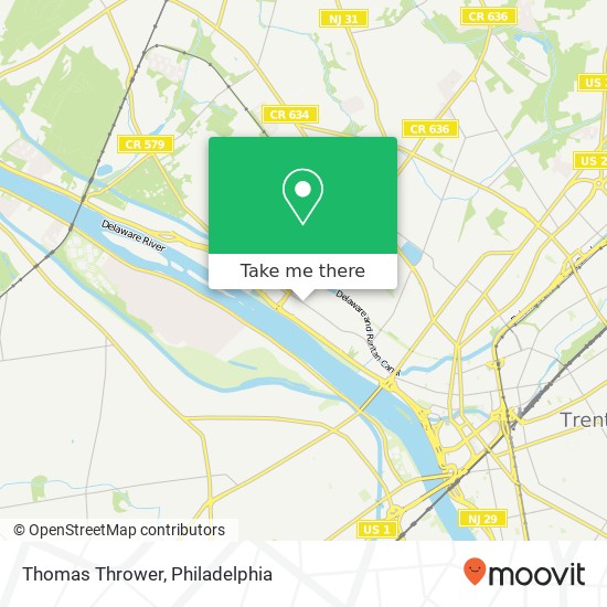 Mapa de Thomas Thrower