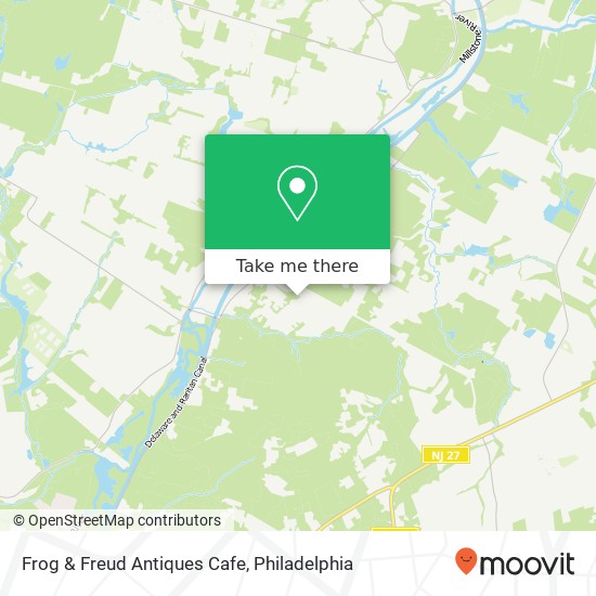 Frog & Freud Antiques Cafe map
