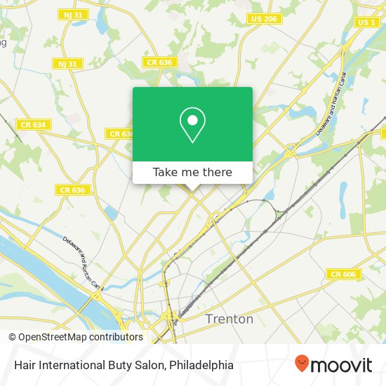 Hair International Buty Salon map