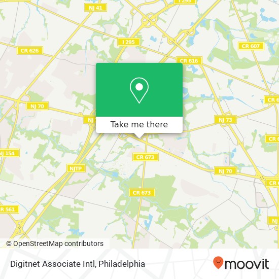 Digitnet Associate Intl map