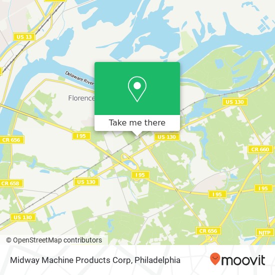 Midway Machine Products Corp map