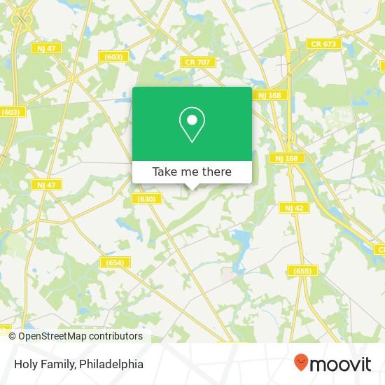 Mapa de Holy Family