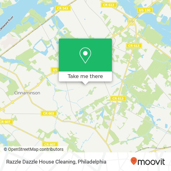 Razzle Dazzle House Cleaning map