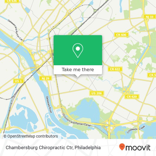Chambersburg Chiropractic Ctr map