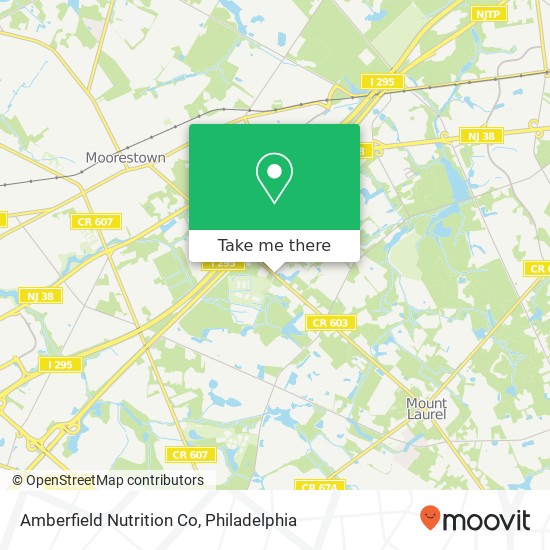 Amberfield Nutrition Co map