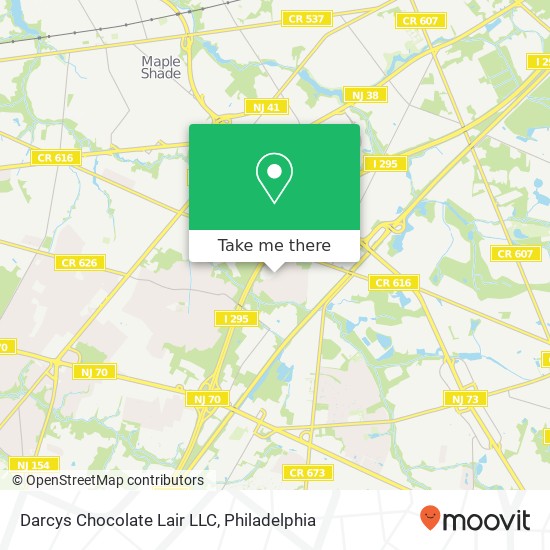 Darcys Chocolate Lair LLC map