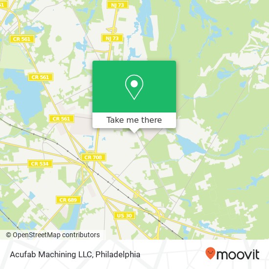 Acufab Machining LLC map