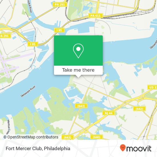 Fort Mercer Club map