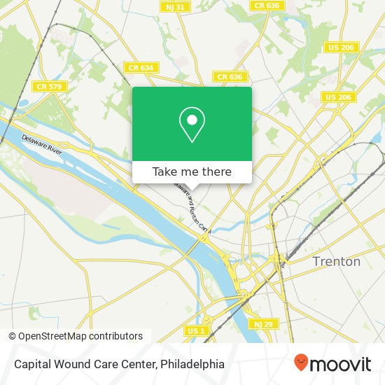 Capital Wound Care Center map