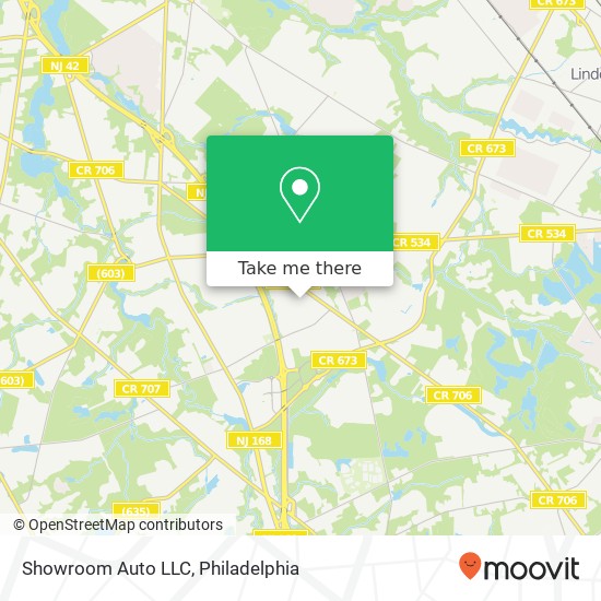 Showroom Auto LLC map