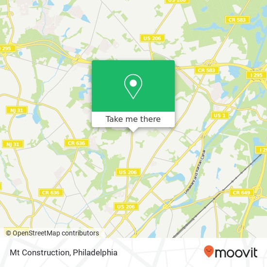 Mt Construction map