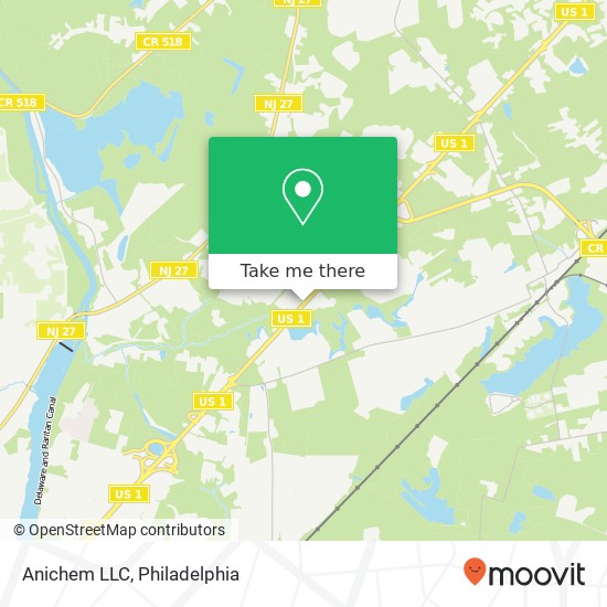 Mapa de Anichem LLC