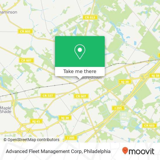 Advanced Fleet Management Corp map