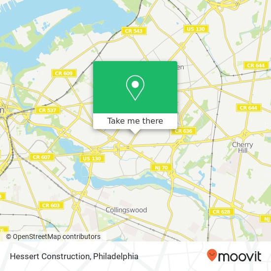 Hessert Construction map