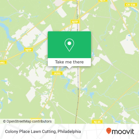 Colony Place Lawn Cutting map