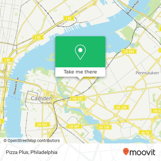 Pizza Plus map