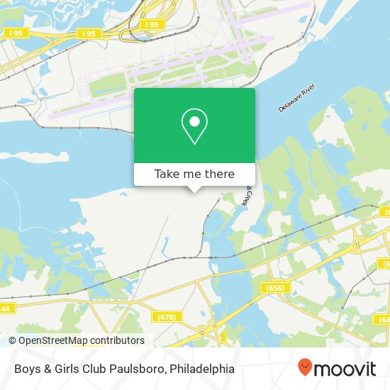 Boys & Girls Club Paulsboro map