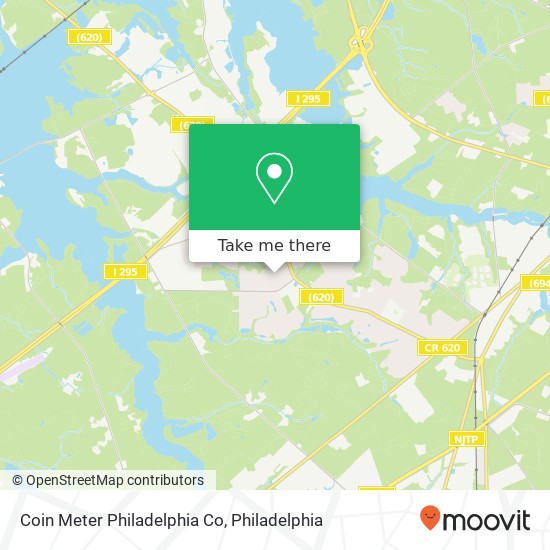 Mapa de Coin Meter Philadelphia Co