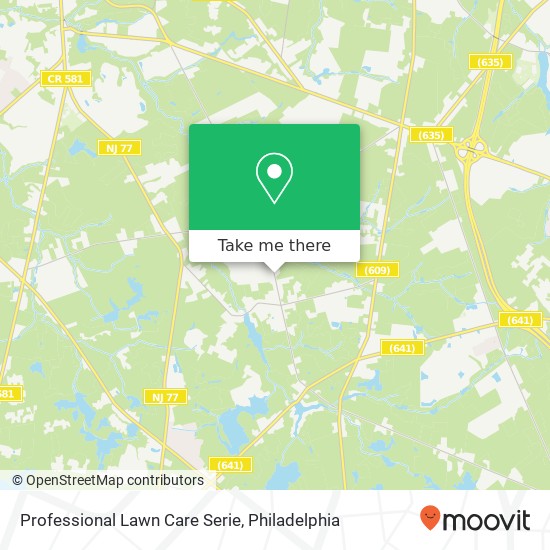Mapa de Professional Lawn Care Serie
