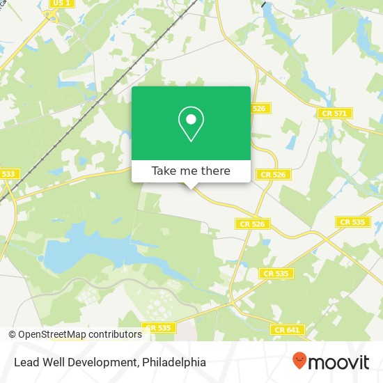 Lead Well Development map