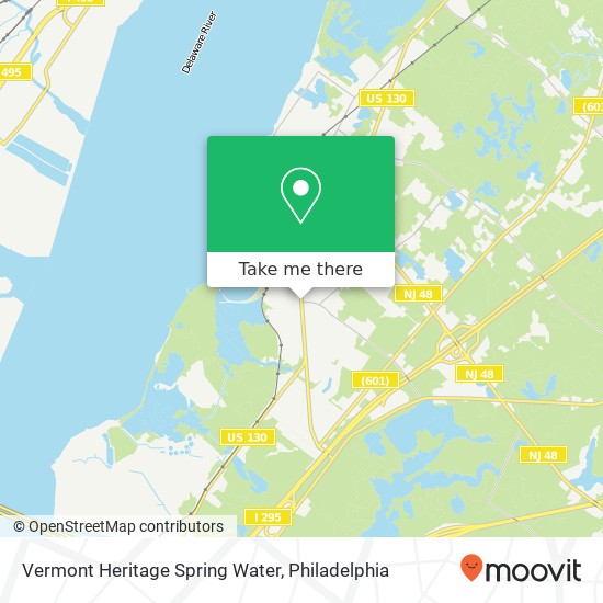 Mapa de Vermont Heritage Spring Water