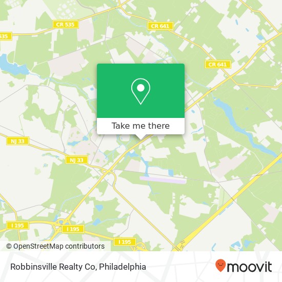 Robbinsville Realty Co map
