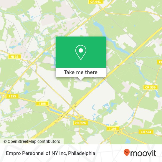 Mapa de Empro Personnel of NY Inc