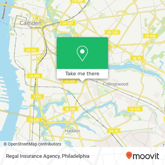 Regal Insurance Agency map