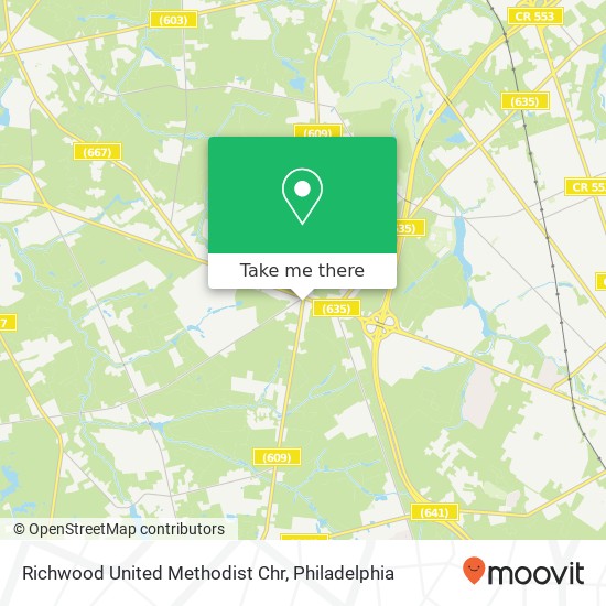 Mapa de Richwood United Methodist Chr