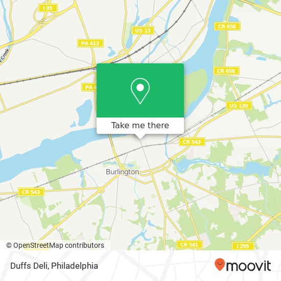 Duffs Deli map